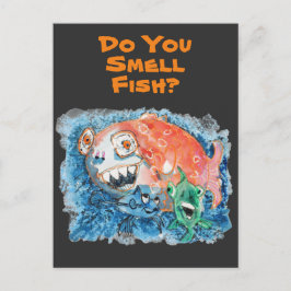大きな魚に注意#170306 ポストカード
