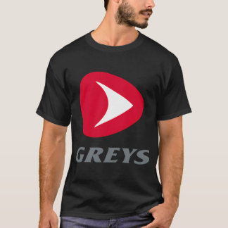 大きな魚のためのグレー・フック・アップ・ギア Tシャツ