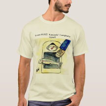 大きな魚のウソの面白いTシャツ