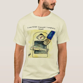 大きな魚のウソの面白いTシャツ Tシャツ