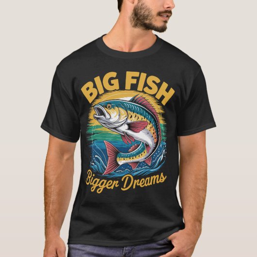 大きな魚の夢 Tシャツ (正面)