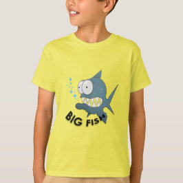 大きな魚 - キッズ向けベーシックTシャツ Tシャツ