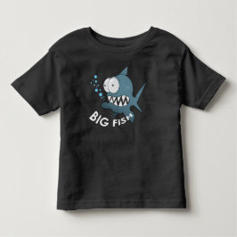 大きな魚 - トドラー用高品質ジェルジーTシャツ トドラーTシャツ