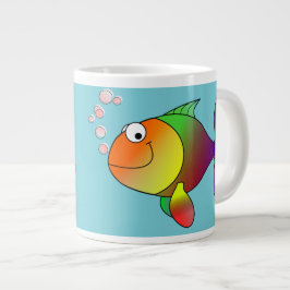 大きな魚、小さな池 – ジャンボマグ ジャンボコーヒーマグカップ