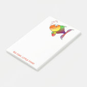 大きな魚、小さな池-メモ帳 ポストイット (アングル)