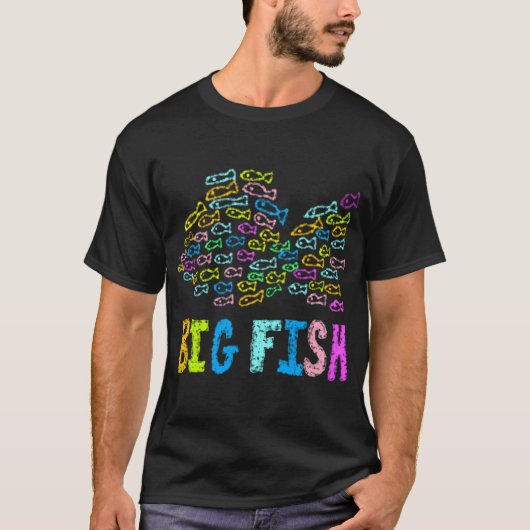 大きな魚 Tシャツ (正面)