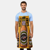 大きな鯛の幸せが待ち エプロン (着用した状態)