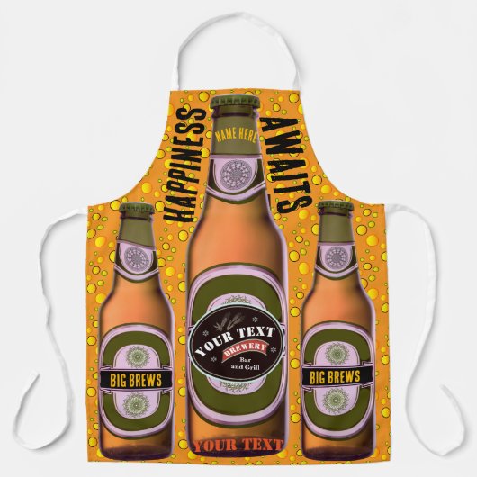 大きな鯛の幸せが待ち エプロン (正面)