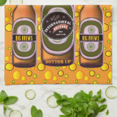 大きな鯛の幸せが待ち キッチンタオル (折り畳み)