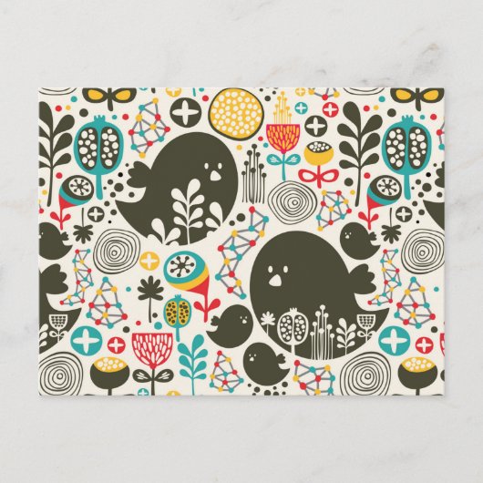 大きな鳥 ポストカード (正面)