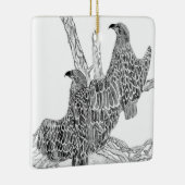 大きな鷲になる強いスウォルの巣の本 セラミックオーナメント (右)