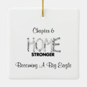 大きな鷲になる強いスウォルの巣の本 セラミックオーナメント (裏面)