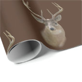 大きな鹿頭 ラッピングペーパー (ロールコーナー)