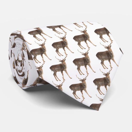 大きな鹿 ネクタイ (ロール)