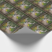 大きな鹿 ラッピングペーパー (角)