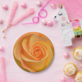 大きな黄色いバラの春へようこそ ペーパープレート (パーティー)