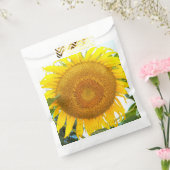 大きな黄色のひまわりフローラありがとう フェイバーバッグ (封をした状態)
