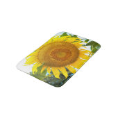 大きな黄色のひまわりフローラ バスマット (アングル)