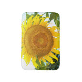 大きな黄色のひまわりフローラ バスマット (正面縦)