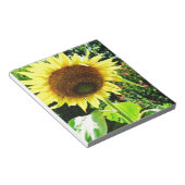 大きな黄色のひまわり ノートパッド (アングル)