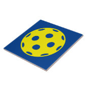 大きな黄色のピックボールのボールタイル タイル (側面)