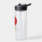 大きな黄色のブーツを履いたサンタクロース ウォーターボトル (左面)