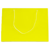 大きな黄色の抱き枕 ラージペーパーバッグ (正面)