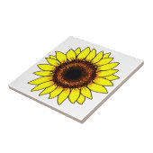 大きな黄金色のひまわり タイル (側面)