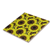 大きな黄金色のひまわり タイル (側面)