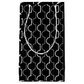 大きな黒いホタテ スモールペーパーバッグ (正面)