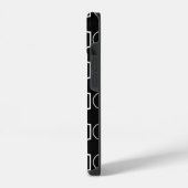 大きな黒いホタテ iPhoneケース (左側面)