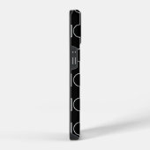 大きな黒いホタテ iPhoneケース (右側面)