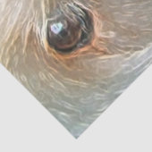 大きな黒い四角い鼻ティッシュとゴールデンドードル 薄葉紙 (詳細)