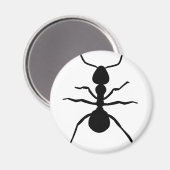 大きな黒のアリのアイコン マグネット (正面/裏面)