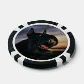 大きな黒犬 ポーカーチップ (シングル)
