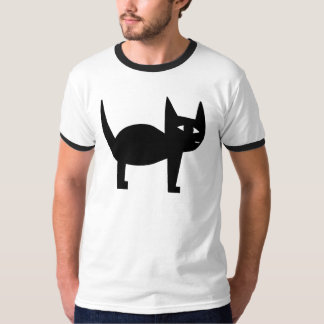 大きな黒猫 Tシャツ