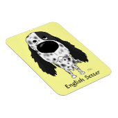 大きな鼻のイングリッシュセッター マグネット (右側)