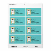 大きな鼻ブルドッグ ラベル (フルシート)