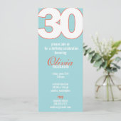 大きな３０歳の誕生日パーティーのご案内 招待状 (スタンド正面)
