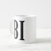 大きなＢＩ コーヒーマグカップ (正面左)