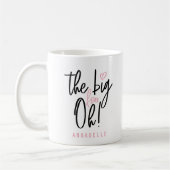 大きな4つのオー!40歳の誕生日パーティーのお気に入り コーヒーマグカップ (左)