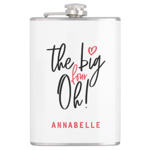 大きな4つのオー！40歳の誕生日パーティー フラスク