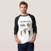 大きな5つのアフリカゲームTシャツ Tシャツ (正面フル)