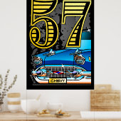 大きな'57シボカー漫画ポスター ポスター (キッチン)