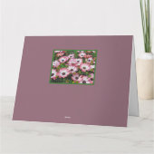 大きな「お誕生日おめでとう90歳!」の折り畳まれたグリーティングカード カード (裏面)