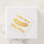 大きな（ディールの）Kosher Dillピクルおめでとうの種類 フェイバータグ (箱)