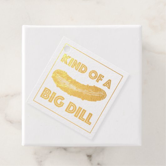 大きな(ディールの)Kosher Dillピクルおめでとうの種類 フェイバータグ (箱)