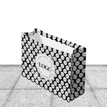 大きな＆小さな会社のカスタムビジネスロゴパターンL