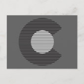 大きなC ポストカード (正面)