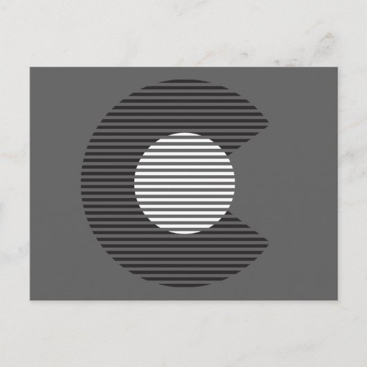 大きなC ポストカード (正面)